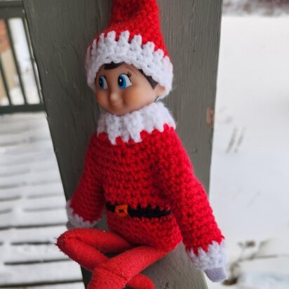 Elf on the Shelf Santa sweater