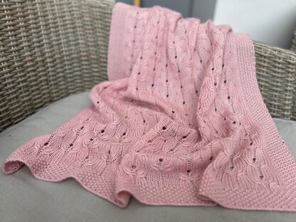 Delicate Blooms Baby Blanket