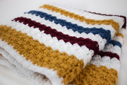 Ava’s Wattle Stitch Crochet Blanket