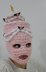 Pink Cake Mask Crochet Pattern