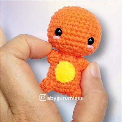 Charmander pokemon plush amigurumi