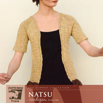 Natsu Cardigan in Juniper Moon Farm Zooey