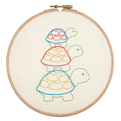 Anchor Turtle Family Embroidery Kit