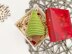 Crochet Christmas tree ornament pattern Amigurumi hanging ornament