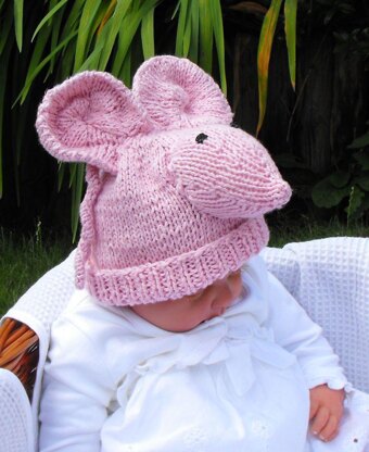 Baby Big Ears Sugar Mouse Beanie