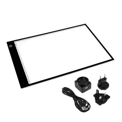 PURElite LED Light Box: Ultra-Thin: A4 - 346 x 234 x 5mm