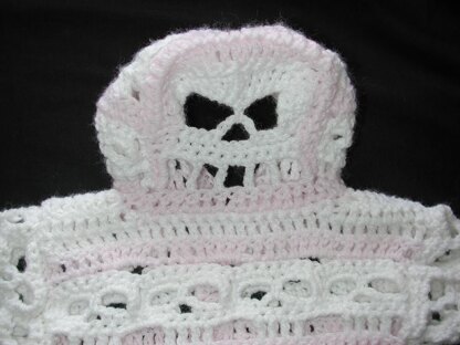 Baby Bone Head Creepy Skull Hoodie