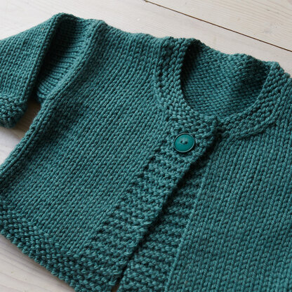 Mimi Cardigan - Knitting Pattern for Kids in Debbie Bliss Cashmerino Chunky