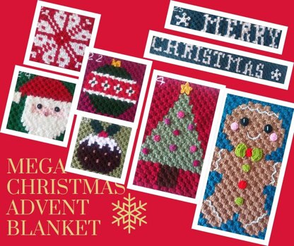 Mega Christmas Advent Blanket