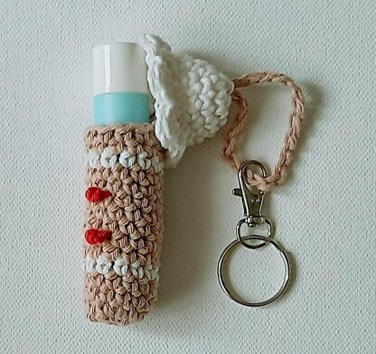 Gingerbread Man Lip Balm Cozy