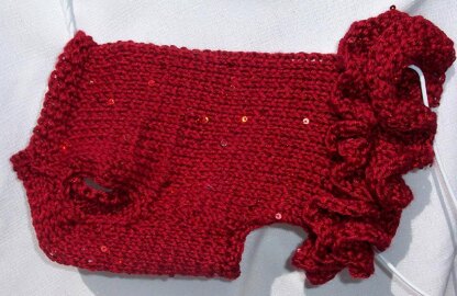 Sofie's Tiny Dog Knit "Party Dress"