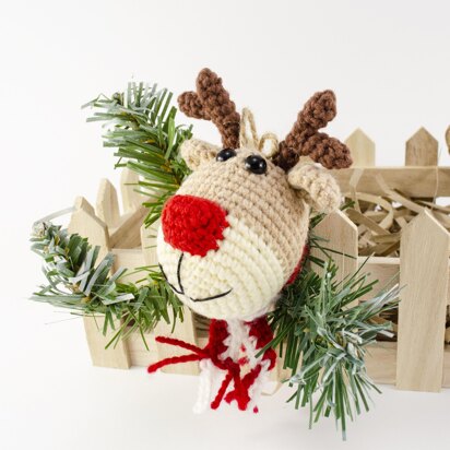 Crochet Christmas Reindeer Ornament