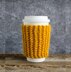 Knit Coffee Cozy, Coffee Sleeve