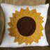 Sunflower pillow