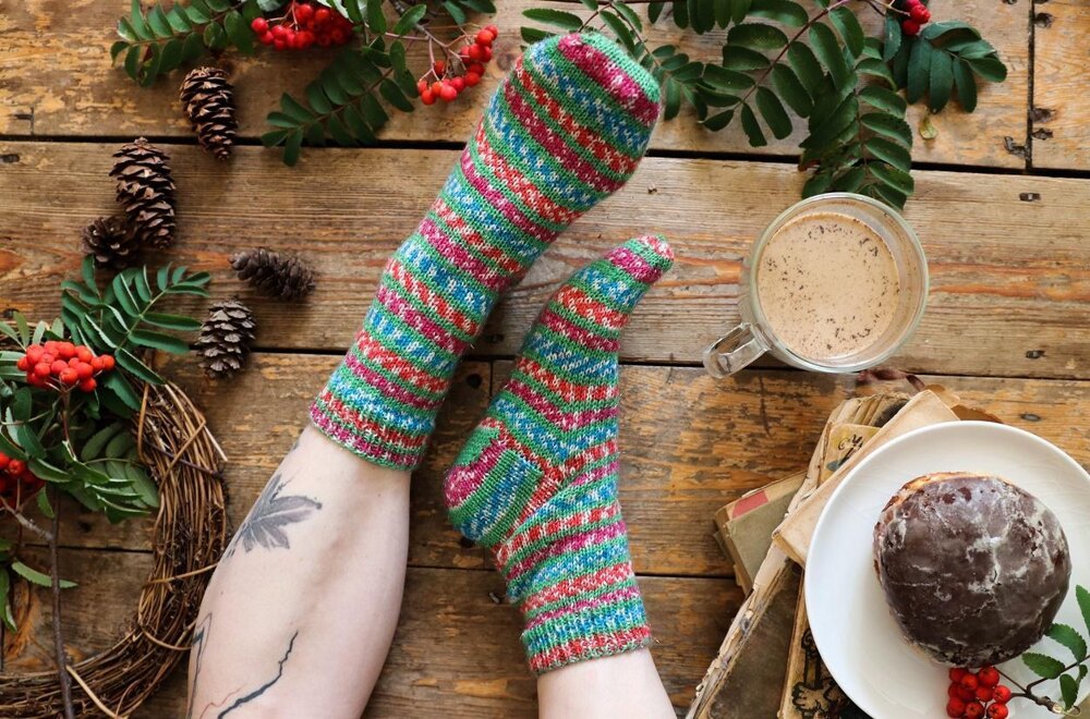 Knitted shop sock patterns