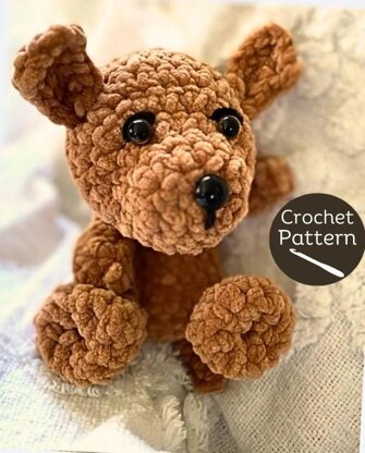 Crochet dog Pattern Puppy Dog Amigurumi Pattern for Beginners PDF