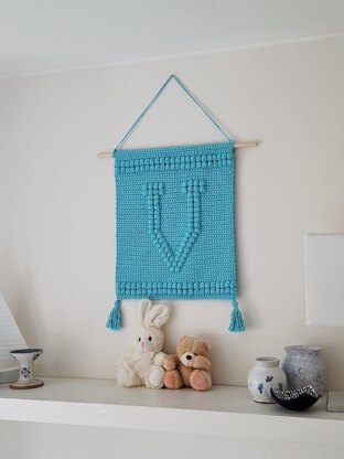 Letter V Wallhanging