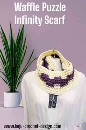 Waffle Puzzle Infinity Scarf