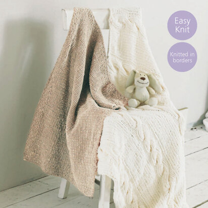 Blankets in Sirdar Smudge - 4716 - Downloadable PDF