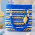 Crochet lemon & leaf keychain / bag charm