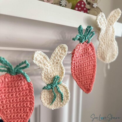 Easter Garland: Carrots & Bunnies