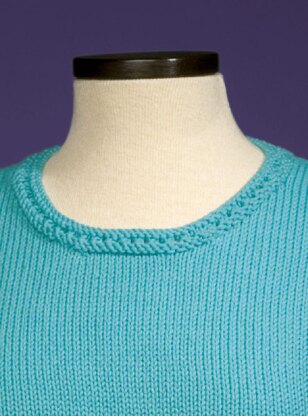 Simple Scalloped Edge Pullover #159