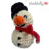 Easy snowman amigurumi