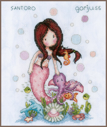 Vervaco Gorjuss Nice to Sea You Cross Stitch Kit - 18cm x 23cm