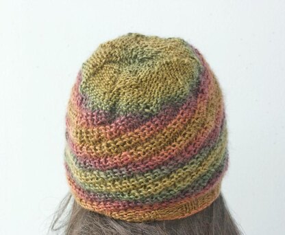 Swirl Rib Knit Hat