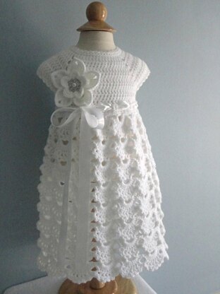 Dress Baby Girl Newborn Outfit Crochet PATTERN