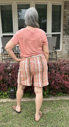 Vertical Striped Shorts