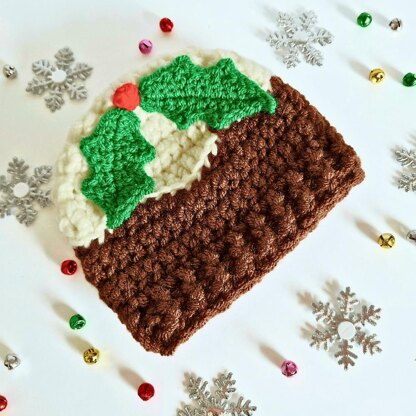 Christmas Pudding Baby Hat