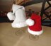 Santa Baby Bootie & Hat Set N 333