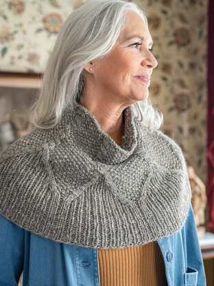 Sayles Cowl in Berroco Hearthside - Downloadable PDF