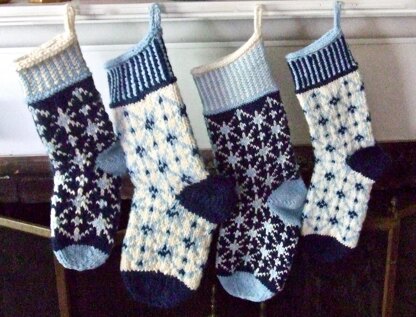 Midnight Snowfall Stockings