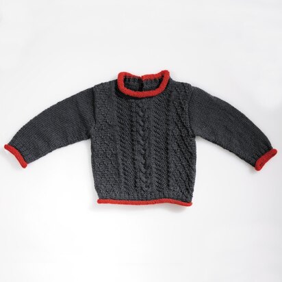 Babies Sweater in Bergere de France Calinou - 60734-20 - Downloadable PDF