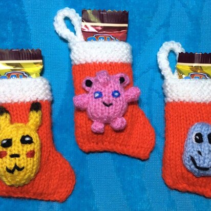 Pokemon Christmas Stocking Tree Decorations