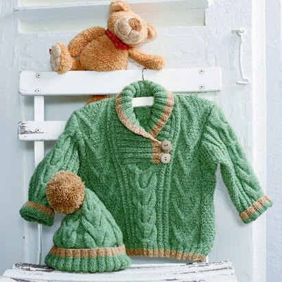 Heart Sweater and Pants for Teddy Bear or Bunny Knitting Pattern