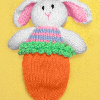 Easter Bunny Rabbit Toy with Carrot sleeping bag