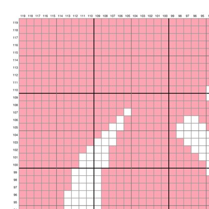Star Wars Rebellion White Pink Blanket Beginner C2C Crochet Pattern