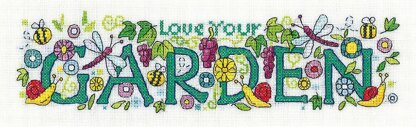 Heritage Love Your Garden Cross Stitch Kit - 24.5cm x 6.5cm