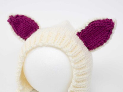 Bunny Ears Pixie Bonnet Hat