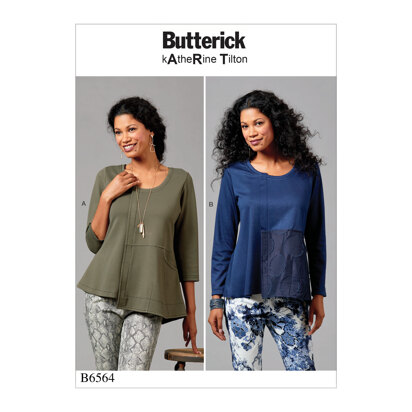 Butterick Misses' Top B6564 - Sewing Pattern