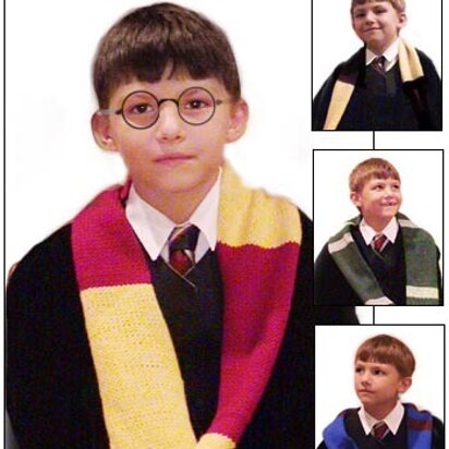 Harry Potter Wizard Scarf in Lion Brand Wool-Ease - 50379