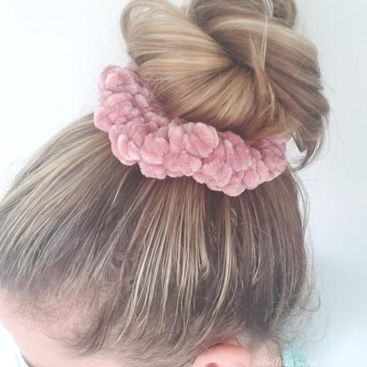 Velvet Crochet Scrunchie