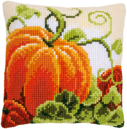 Vervaco Pumpkins Cushion Cross Stitch Kit - 40cm x 40cm