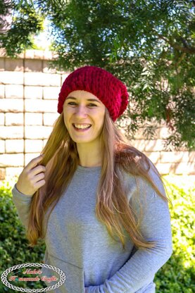 Easy Slouchy Loop Hat