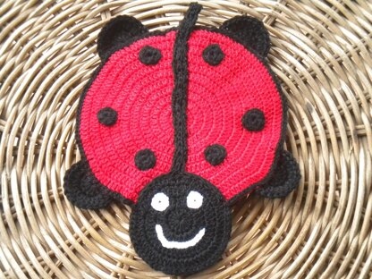 Ladybug potholder