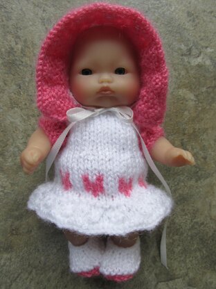 5" Berenguer Spring Hearts Outfit