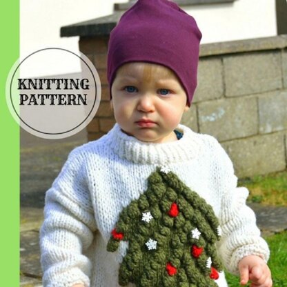 Baby Sweater - Bobble Tree